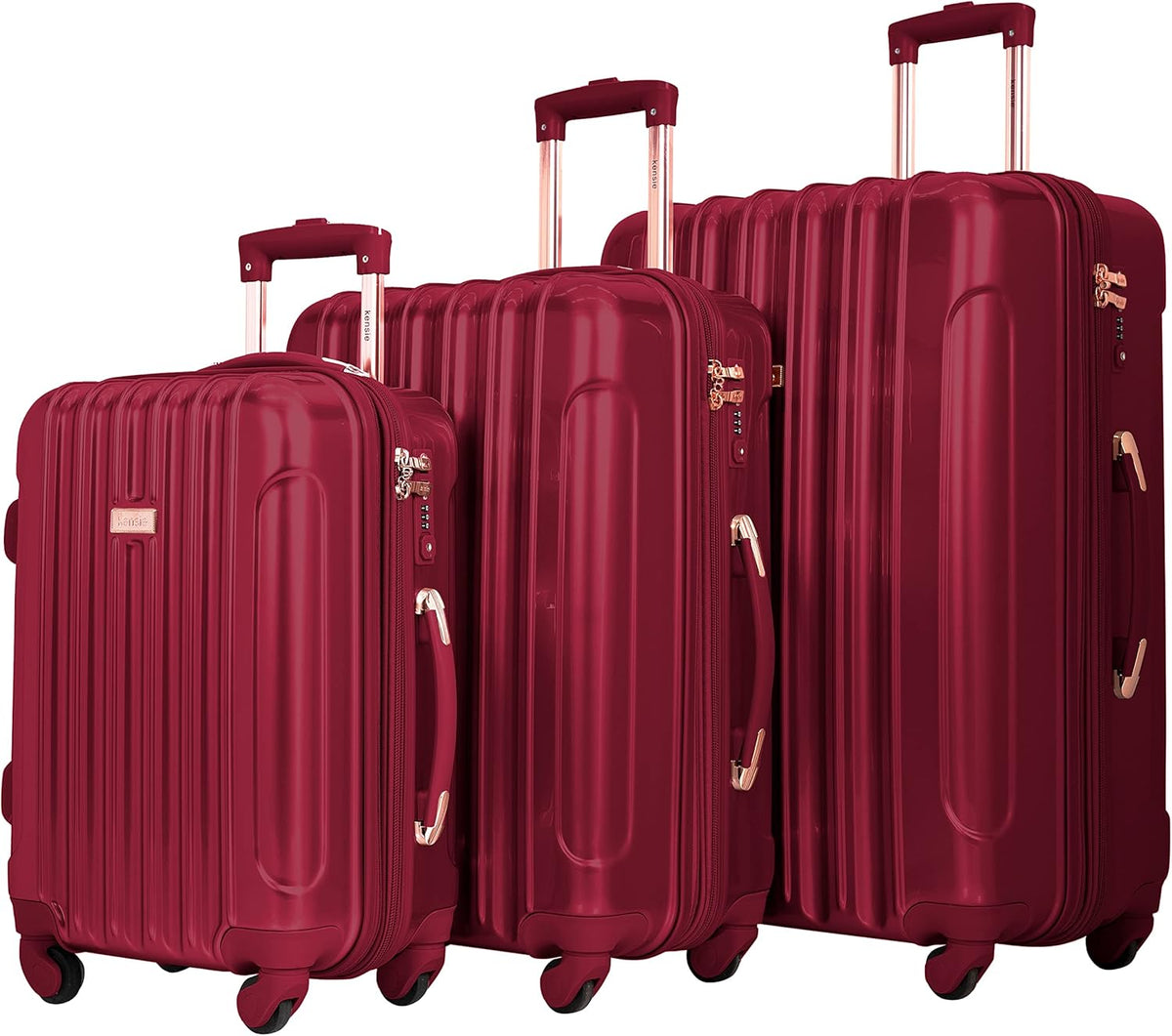 kensie 20" "Alma" Carry-On TSA-Lock Spinner Luggage, Opal