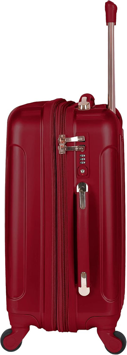 kensie 20" "Alma" Carry-On TSA-Lock Spinner Luggage, Opal