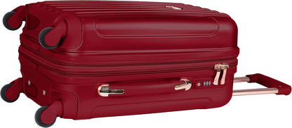 kensie 20" "Alma" Carry-On TSA-Lock Spinner Luggage, Opal
