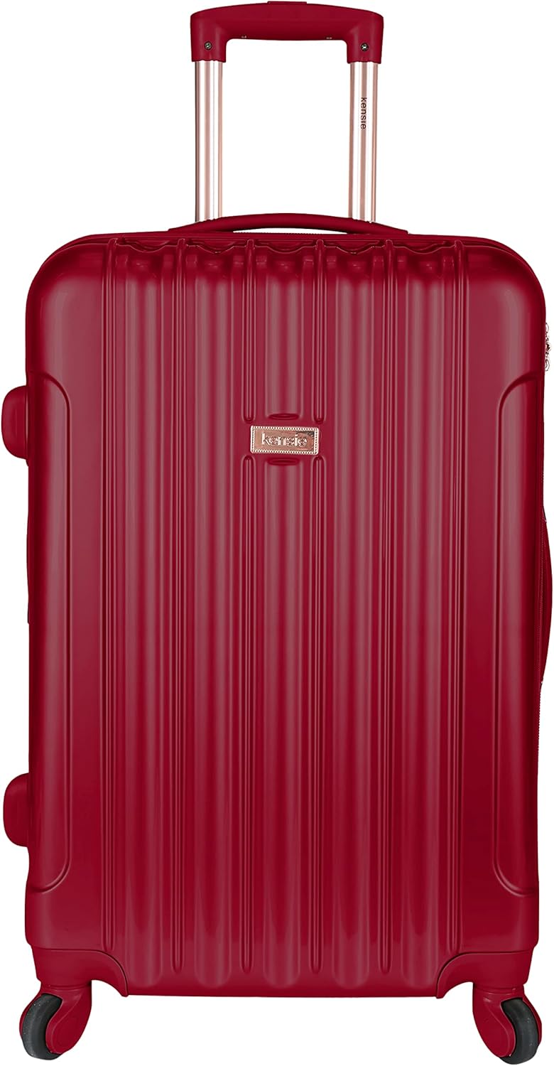 kensie 20" "Alma" Carry-On TSA-Lock Spinner Luggage, Opal