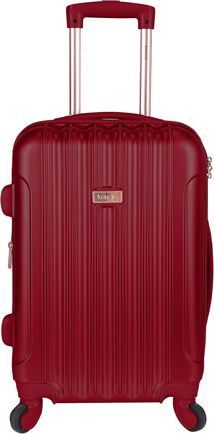 kensie 20" "Alma" Carry-On TSA-Lock Spinner Luggage, Opal