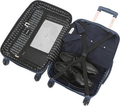 kensie 20" "Alma" Carry-On TSA-Lock Spinner Luggage, Opal
