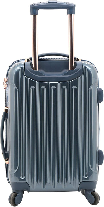 kensie 20" "Alma" Carry-On TSA-Lock Spinner Luggage, Opal
