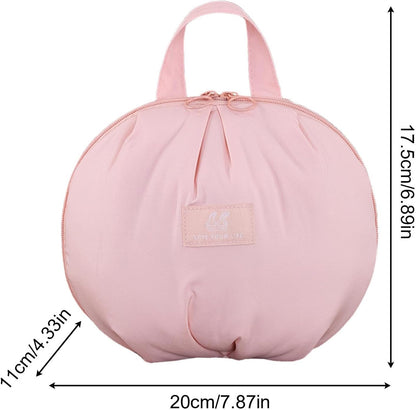 Underwear Storage Bag - Organized Bra Pouch, Reinforced Webbing Carrying Strap, 20x11x17.5cm Layered Lingerie Partition, Protective soft shellCasing | Clothing Organizer for Women & Travelers