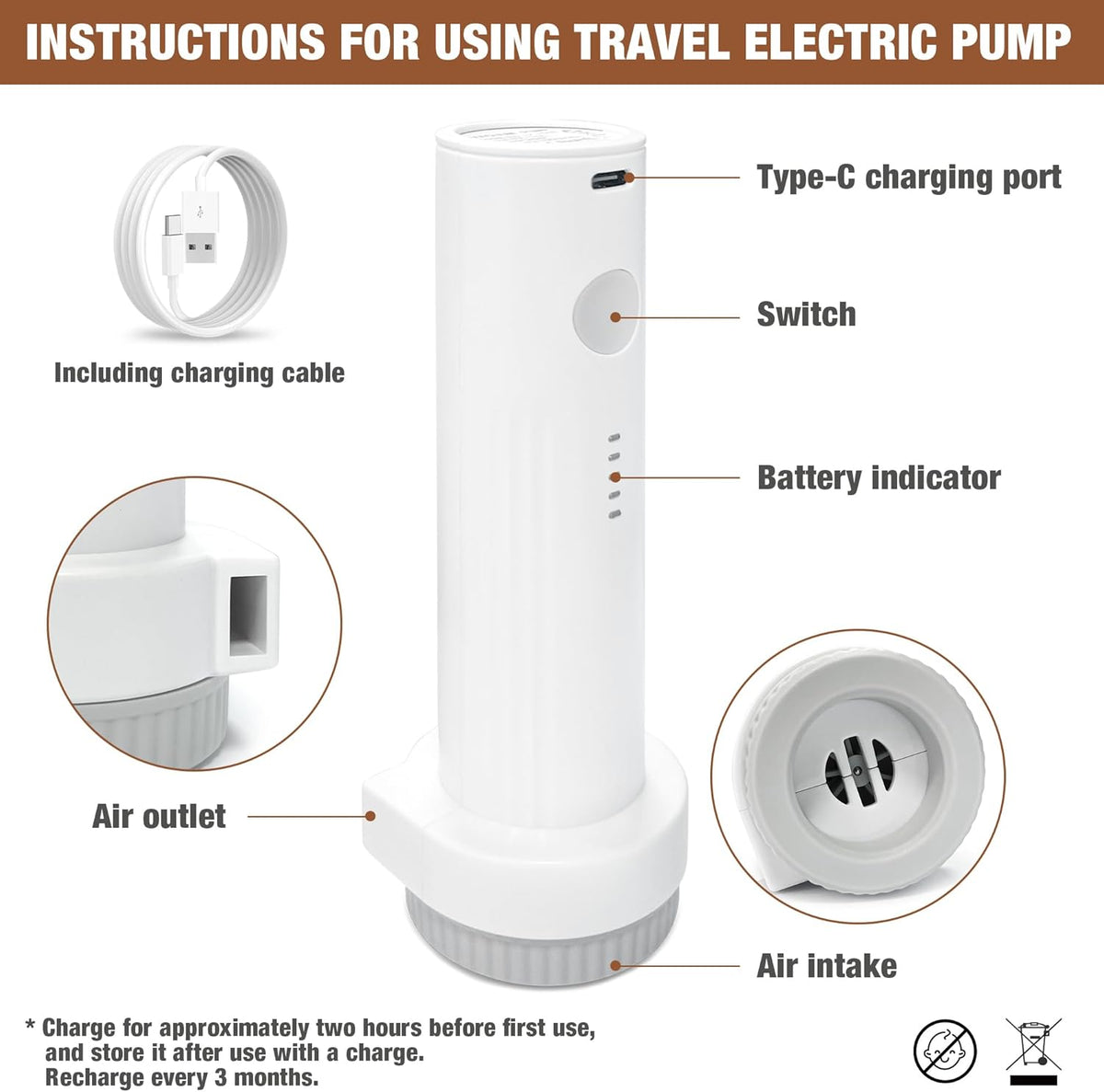 Travel Vacuum Bags with Electric Pump, Vacuum Travel Bags for Luggage and Suitcase, Combo 12 Pack