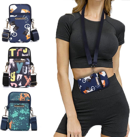 Lightweight Small Crossbody Bag for Women Cell Phone Purses Travel Pouch Shoulder Bag for Running, Walking