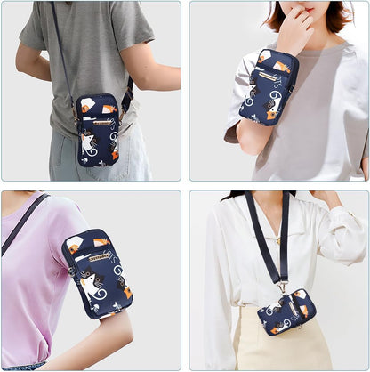 Lightweight Small Crossbody Bag for Women Cell Phone Purses Travel Pouch Shoulder Bag for Running, Walking