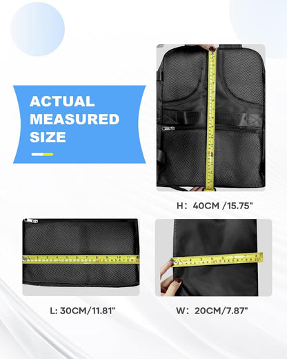 Travel Backpack For Women Men,Carry On Backpack Flight Approved,Hiking Backpack Water-Resistant Outdoor Sports Rucksack Casual Daypack Fit 15.6 Inch Laptop Shoes Compartment (Black)
