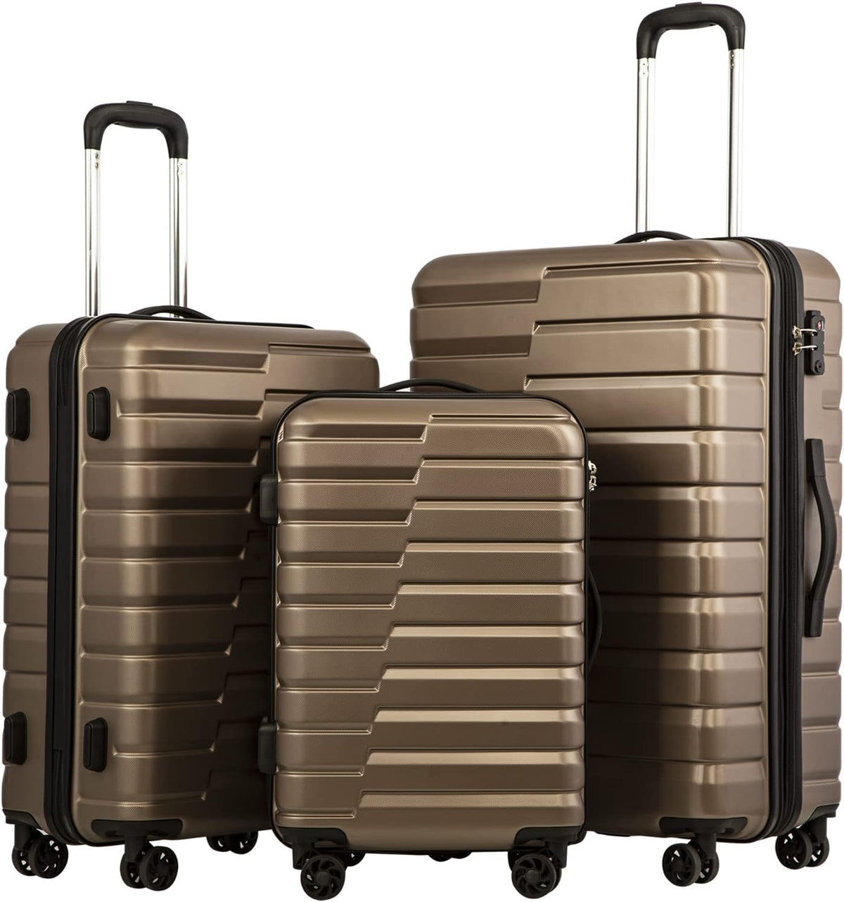 Carry On Luggage Airline Approved with Spinner Wheels, Hard Shell Suitcase TSA Lock Lightweight Travel Luggage 20-inch,Blue