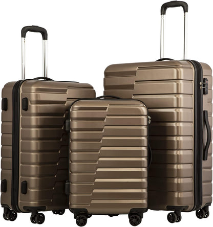 Carry On Luggage Airline Approved with Spinner Wheels, Hard Shell Suitcase TSA Lock Lightweight Travel Luggage 20-inch,Blue