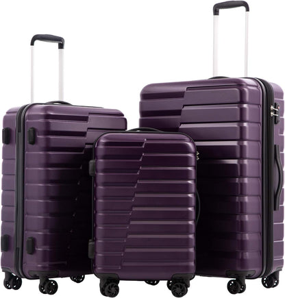 Carry On Luggage Airline Approved with Spinner Wheels, Hard Shell Suitcase TSA Lock Lightweight Travel Luggage 20-inch,Blue