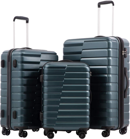 Carry On Luggage Airline Approved with Spinner Wheels, Hard Shell Suitcase TSA Lock Lightweight Travel Luggage 20-inch,Blue