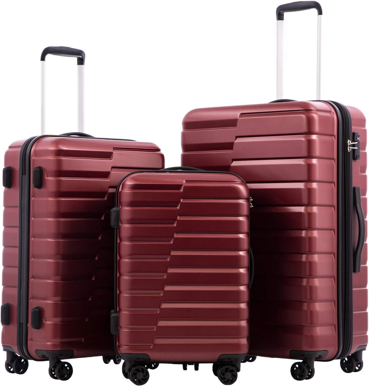 Carry On Luggage Airline Approved with Spinner Wheels, Hard Shell Suitcase TSA Lock Lightweight Travel Luggage 20-inch,Blue