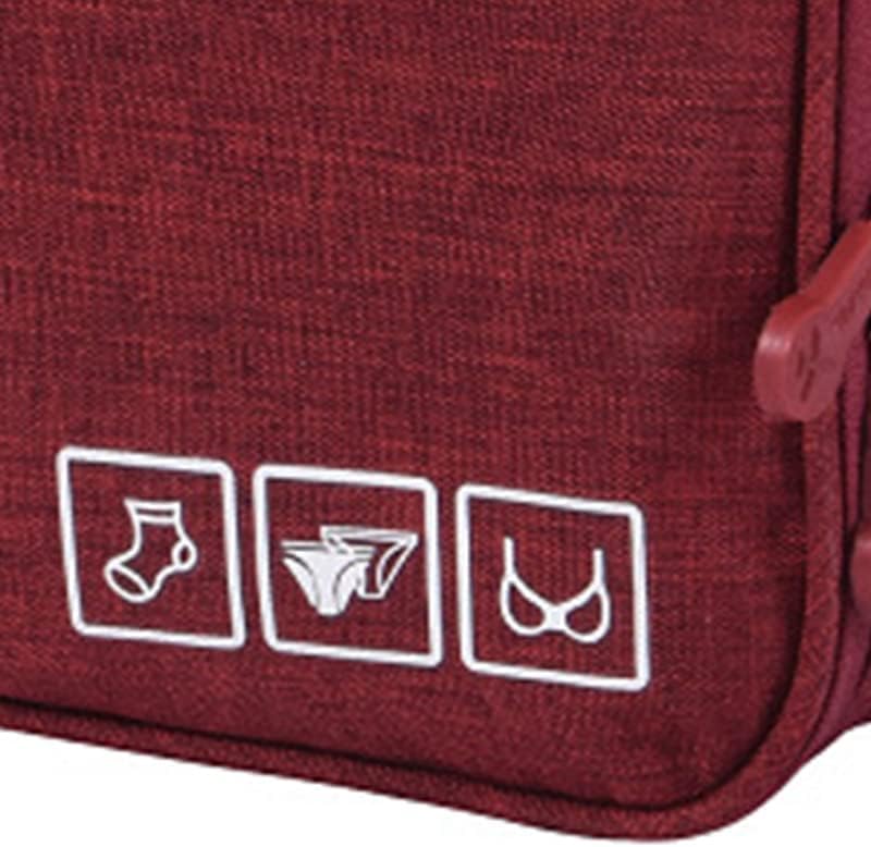 Travel Bra Underwaer Organizer, Bra and Underwear Organizer Travel Bag Large Capacity Travel Bra Organizer Travel Underwear Organizer for Underwear Women Travel(Burgundy)
