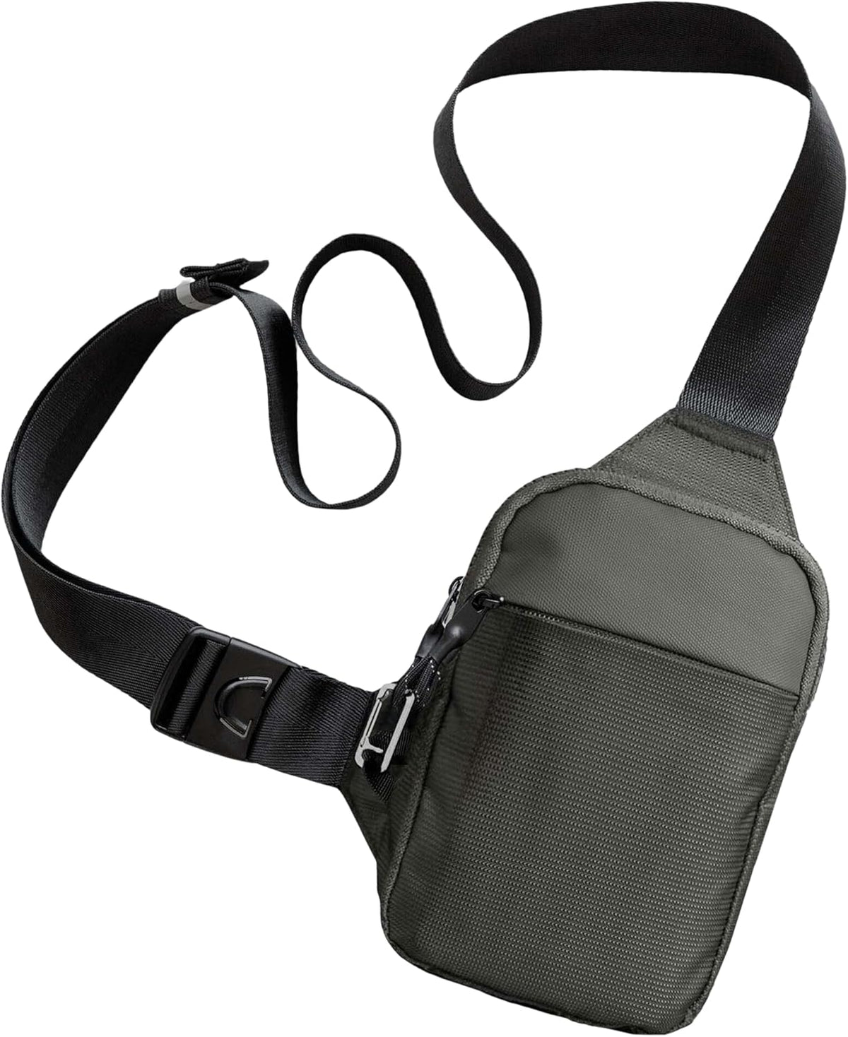 Travel Sling Bag for Men & Women - Small Water Resistant Crossbody Multipocket Chest Bag with Anti-Theft