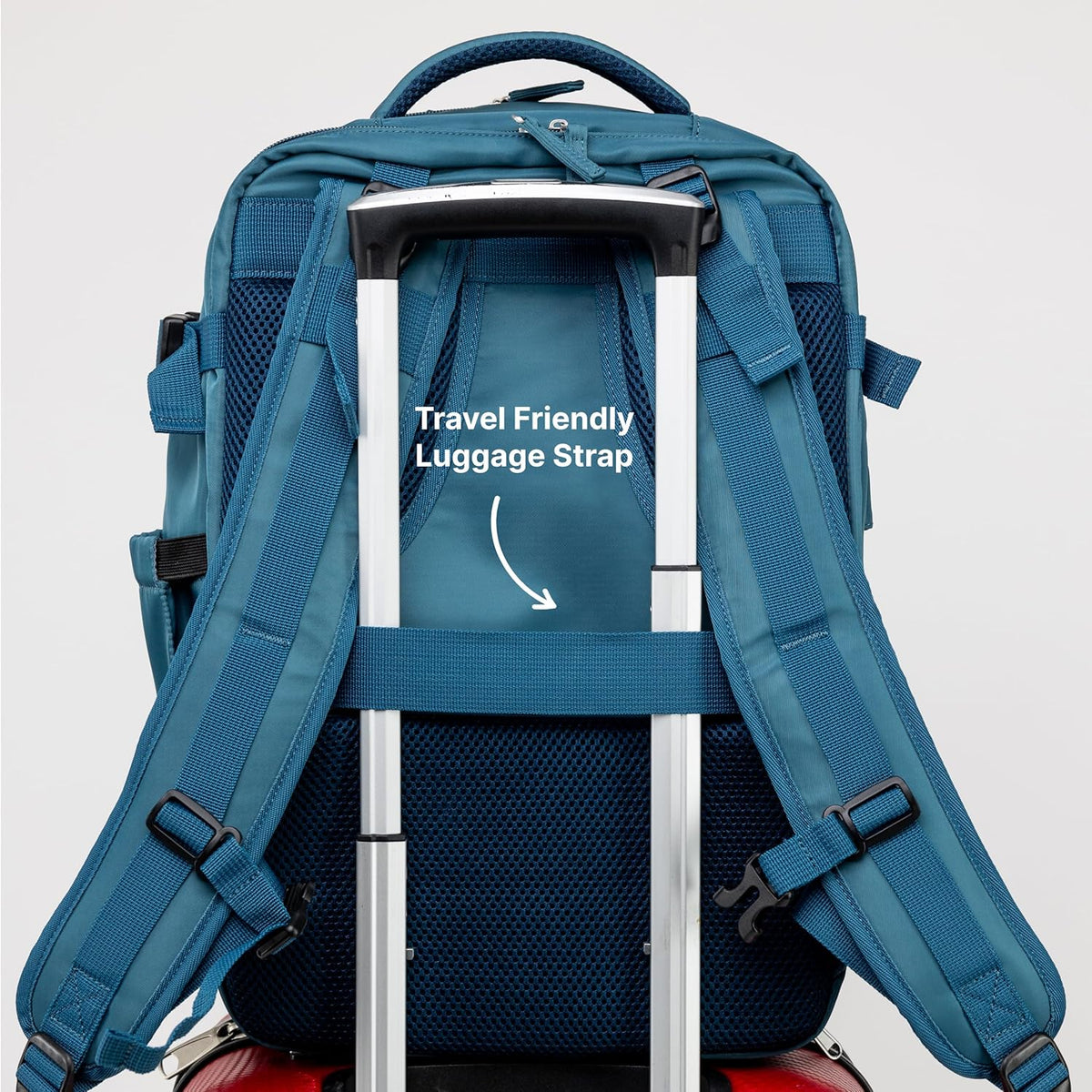 (Not Made In China) Travel Backpack Airline Approved, Carry-On Underseat, Holds 15.6 or 16 Inch Laptop, Personal Item Bag with Shoe Compartment For Men Women, Beige 30l