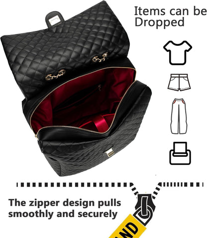 Leather Softside Underseat Carry On Luggage, Expandable Spinner | Rhombus softside finish, sturdy zipper and smooth wheels keep light clothing and work items close on short trips
