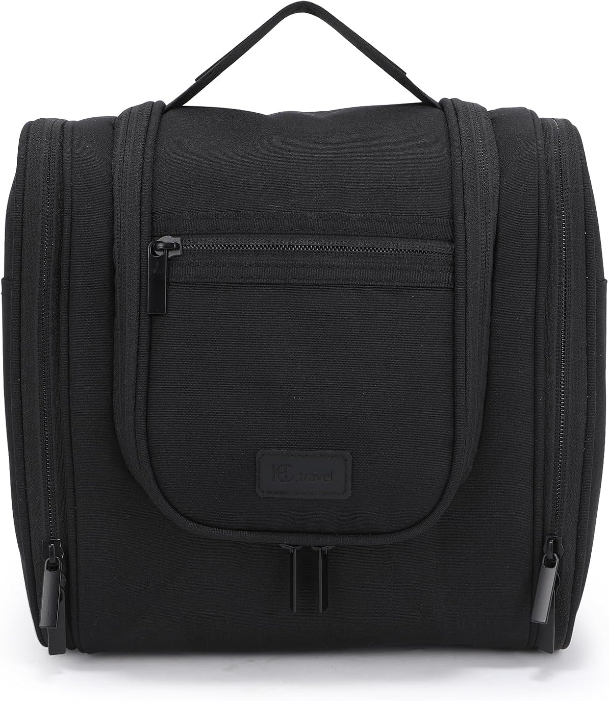 Hanging Toiletry bag & Makeup Bag for Travel, Water-Resistant Organizer Toiletries Bag with Separate Compartments, Travel Essentials Kit (Gray)