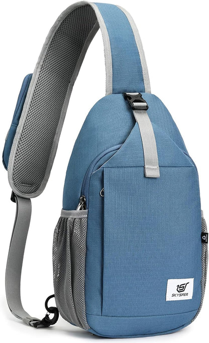Sling Bag RFID Cross Body Bag Recycled Crossbody Backpack Travel Daypack