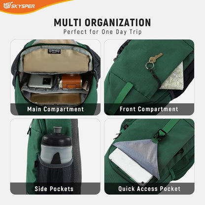 Sling Bag RFID Cross Body Bag Recycled Crossbody Backpack Travel Daypack