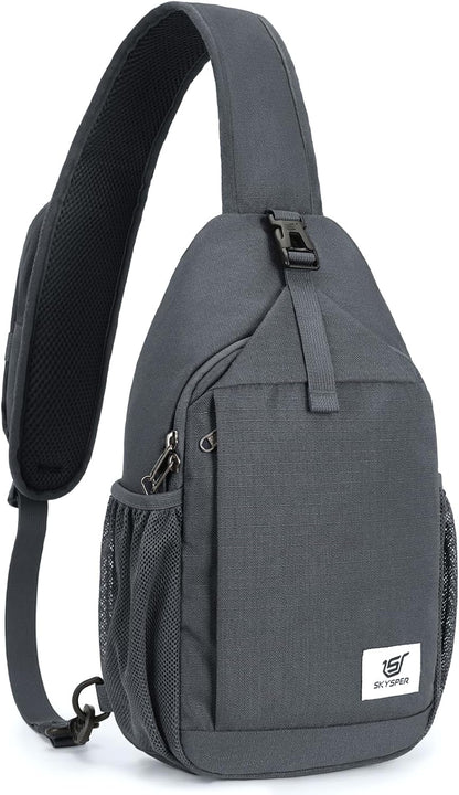 Sling Bag RFID Cross Body Bag Recycled Crossbody Backpack Travel Daypack