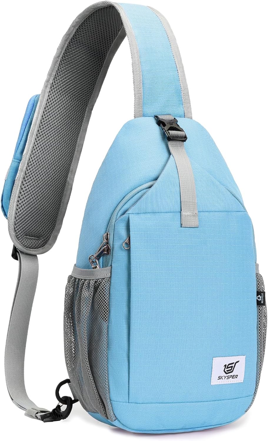 Sling Bag RFID Cross Body Bag Recycled Crossbody Backpack Travel Daypack