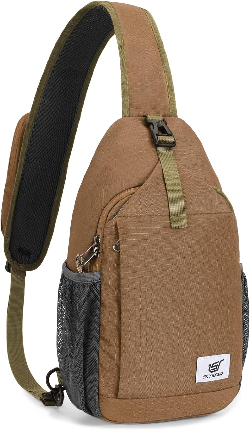 Sling Bag RFID Cross Body Bag Recycled Crossbody Backpack Travel Daypack