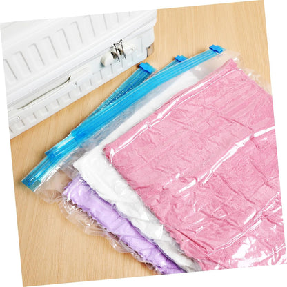 12pcs Vacuum Travel Compression Bags Space Saver Storage for Clothes and Travel Essentials Easy Roll-up Design