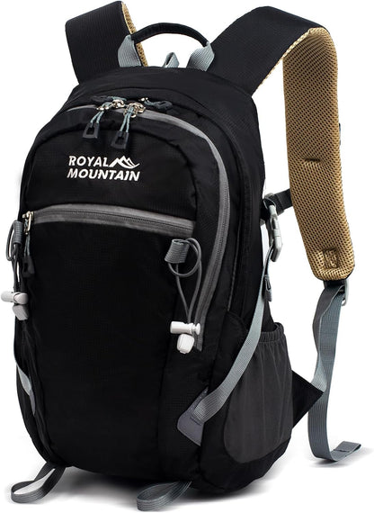 Small Hiking Backpack, 20L Lightweight Travel Backpacks For Men Women, Water Resistant Outdoor Day Pack, Ultralight Camping Daypack Backpacks Fit For Camping. (With Rain-cover)