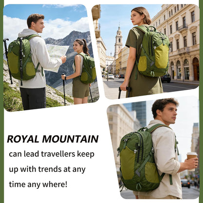 Small Hiking Backpack, 20L Lightweight Travel Backpacks For Men Women, Water Resistant Outdoor Day Pack, Ultralight Camping Daypack Backpacks Fit For Camping. (With Rain-cover)