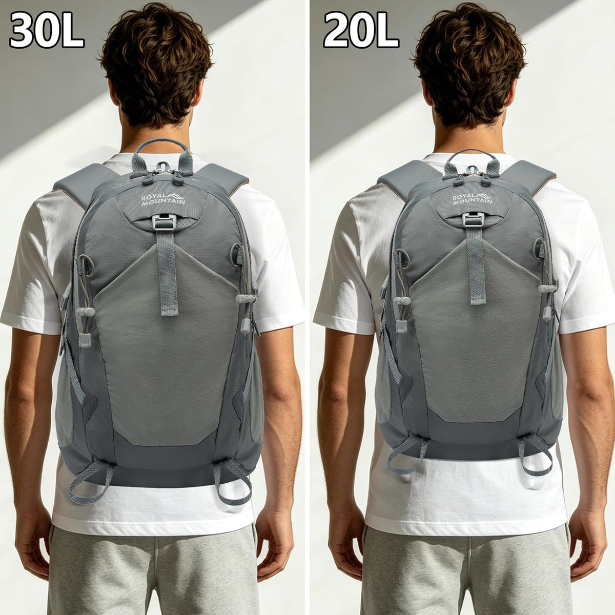 Small Hiking Backpack, 20L Lightweight Travel Backpacks For Men Women, Water Resistant Outdoor Day Pack, Ultralight Camping Daypack Backpacks Fit For Camping. (With Rain-cover)