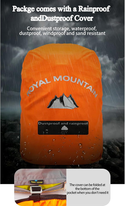 Small Hiking Backpack, 20L Lightweight Travel Backpacks For Men Women, Water Resistant Outdoor Day Pack, Ultralight Camping Daypack Backpacks Fit For Camping. (With Rain-cover)