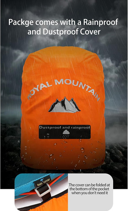 Small Hiking Backpack, 20L Lightweight Travel Backpacks For Men Women, Water Resistant Outdoor Day Pack, Ultralight Camping Daypack Backpacks Fit For Camping. (With Rain-cover)