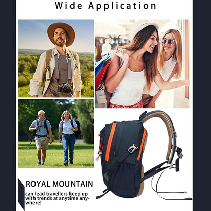 Small Hiking Backpack, 20L Lightweight Travel Backpacks For Men Women, Water Resistant Outdoor Day Pack, Ultralight Camping Daypack Backpacks Fit For Camping. (With Rain-cover)