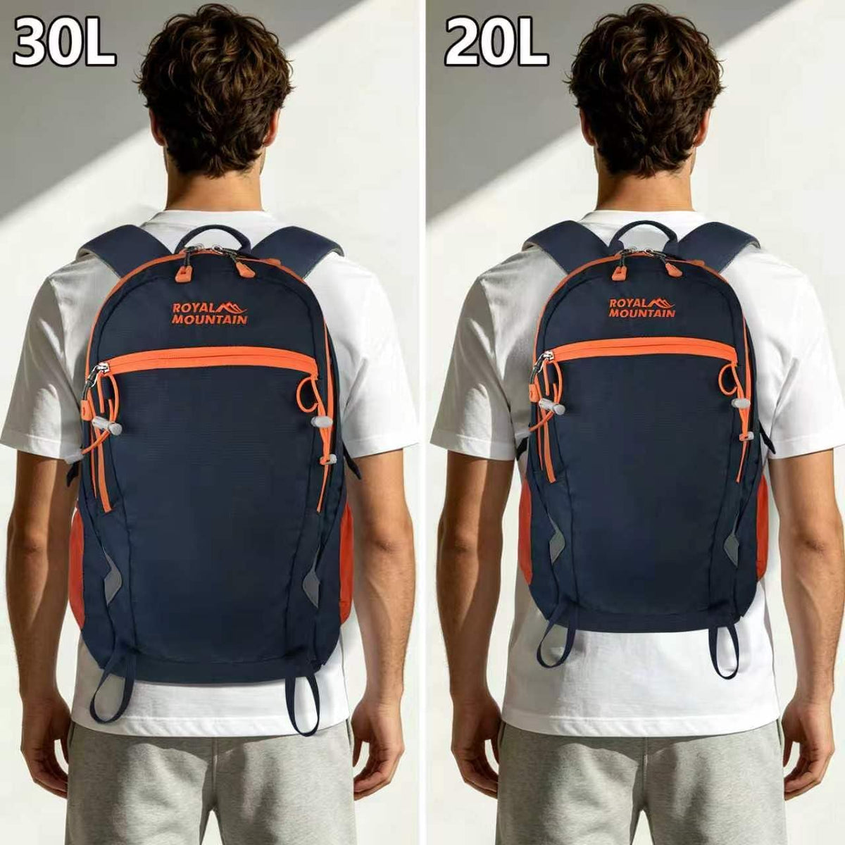 Small Hiking Backpack, 20L Lightweight Travel Backpacks For Men Women, Water Resistant Outdoor Day Pack, Ultralight Camping Daypack Backpacks Fit For Camping. (With Rain-cover)