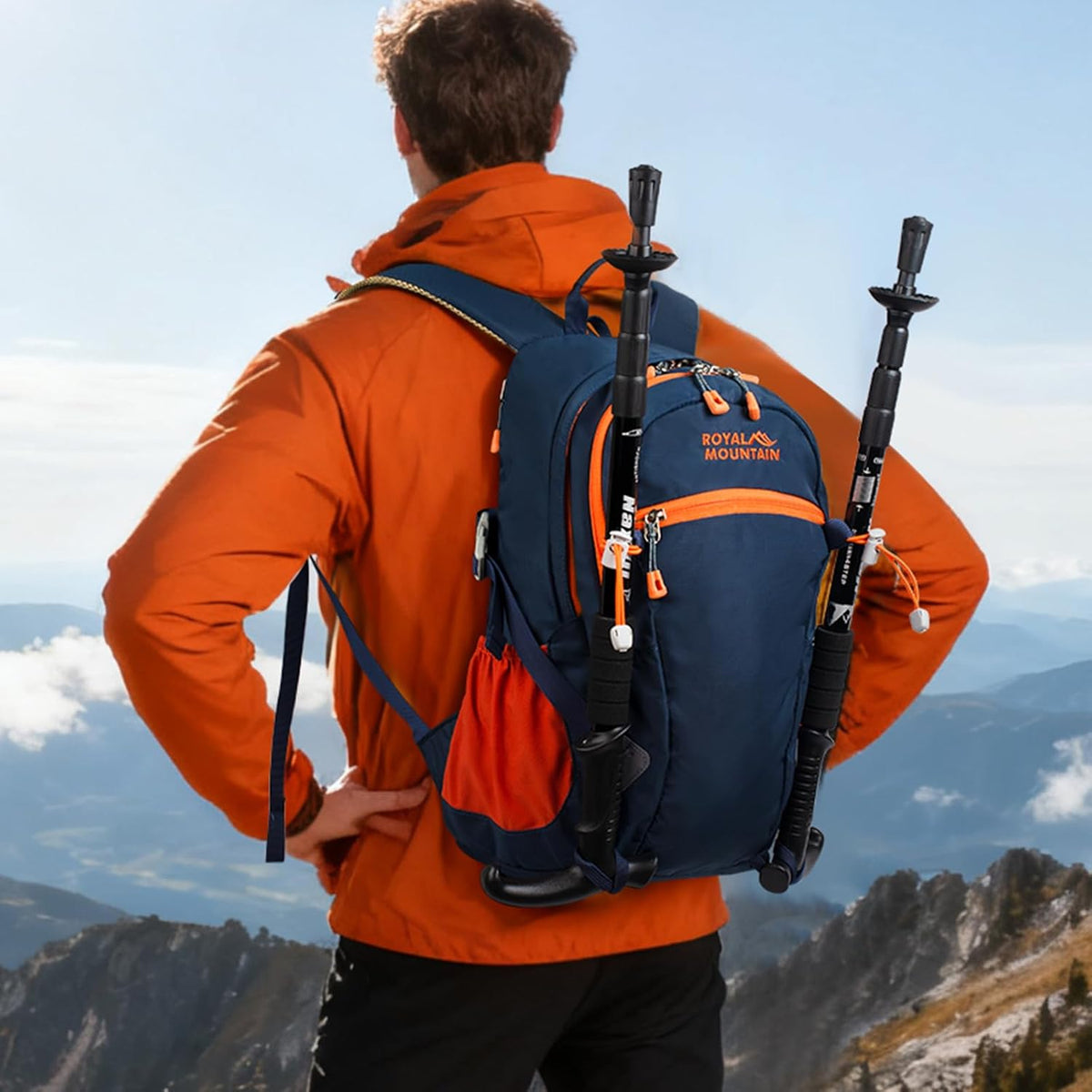 Small Hiking Backpack, 20L Lightweight Travel Backpacks For Men Women, Water Resistant Outdoor Day Pack, Ultralight Camping Daypack Backpacks Fit For Camping. (With Rain-cover)