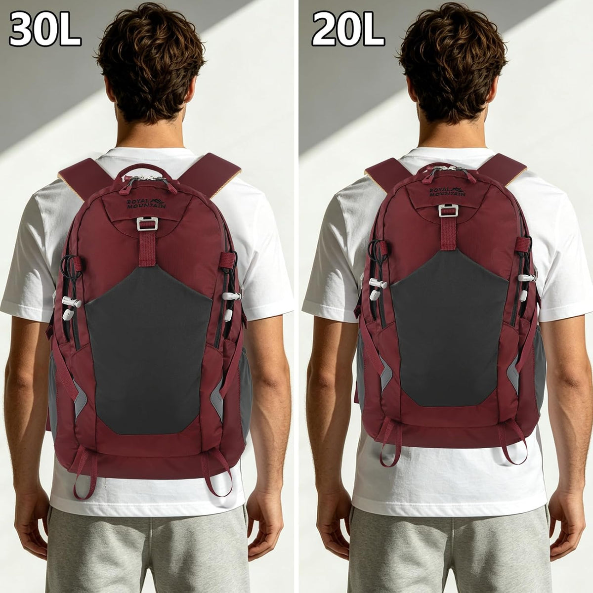 Small Hiking Backpack, 20L Lightweight Travel Backpacks For Men Women, Water Resistant Outdoor Day Pack, Ultralight Camping Daypack Backpacks Fit For Camping. (With Rain-cover)