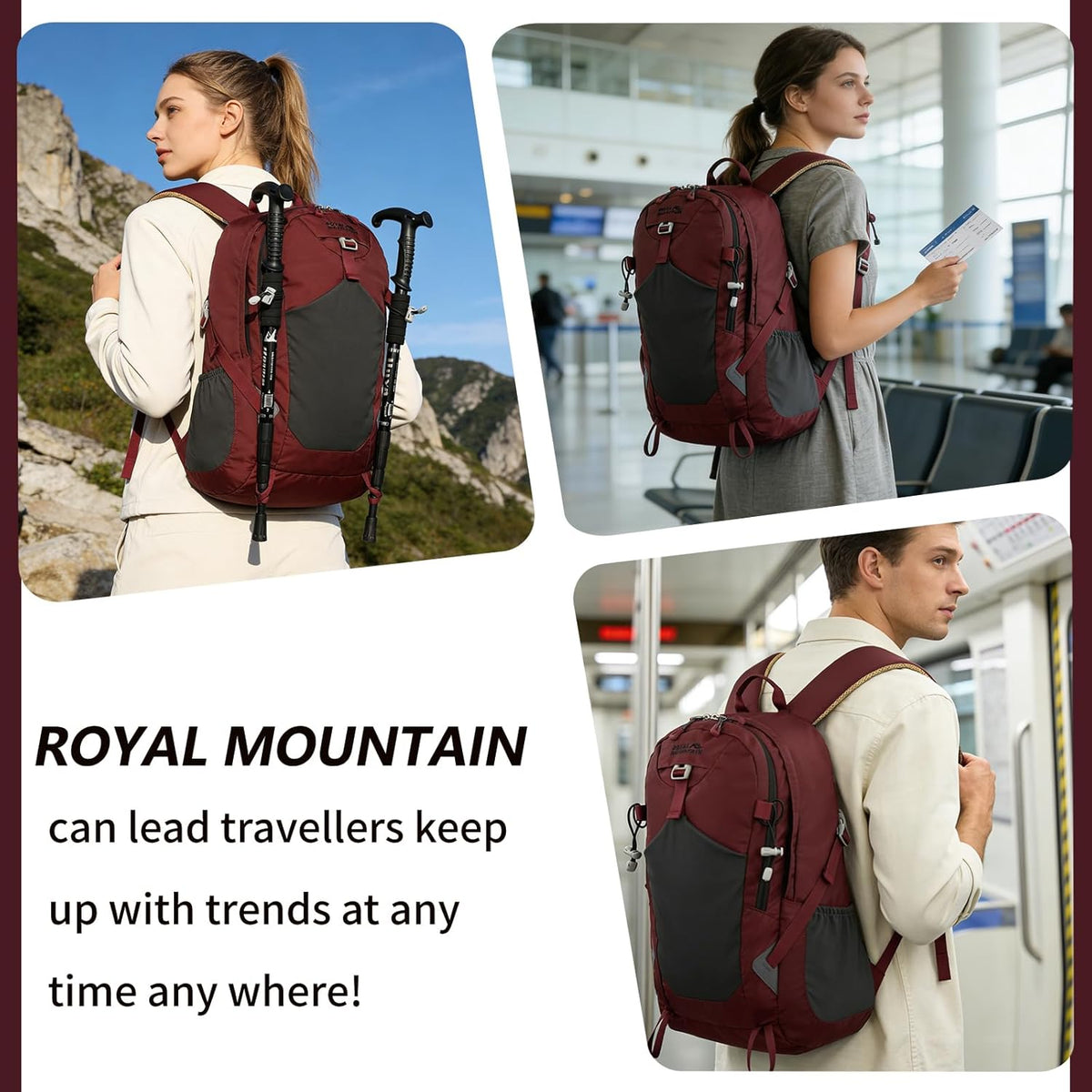 Small Hiking Backpack, 20L Lightweight Travel Backpacks For Men Women, Water Resistant Outdoor Day Pack, Ultralight Camping Daypack Backpacks Fit For Camping. (With Rain-cover)