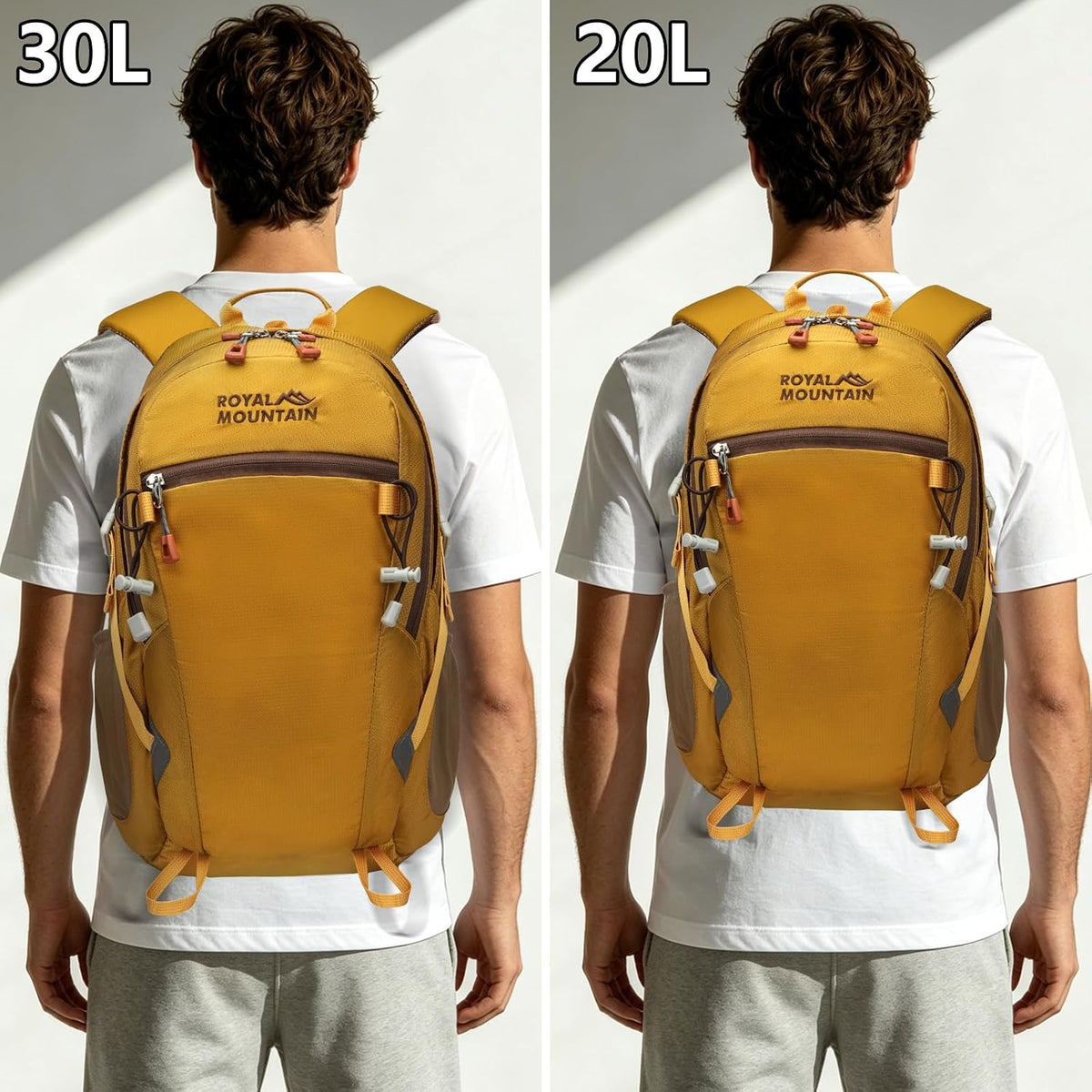 Small Hiking Backpack, 20L Lightweight Travel Backpacks For Men Women, Water Resistant Outdoor Day Pack, Ultralight Camping Daypack Backpacks Fit For Camping. (With Rain-cover)