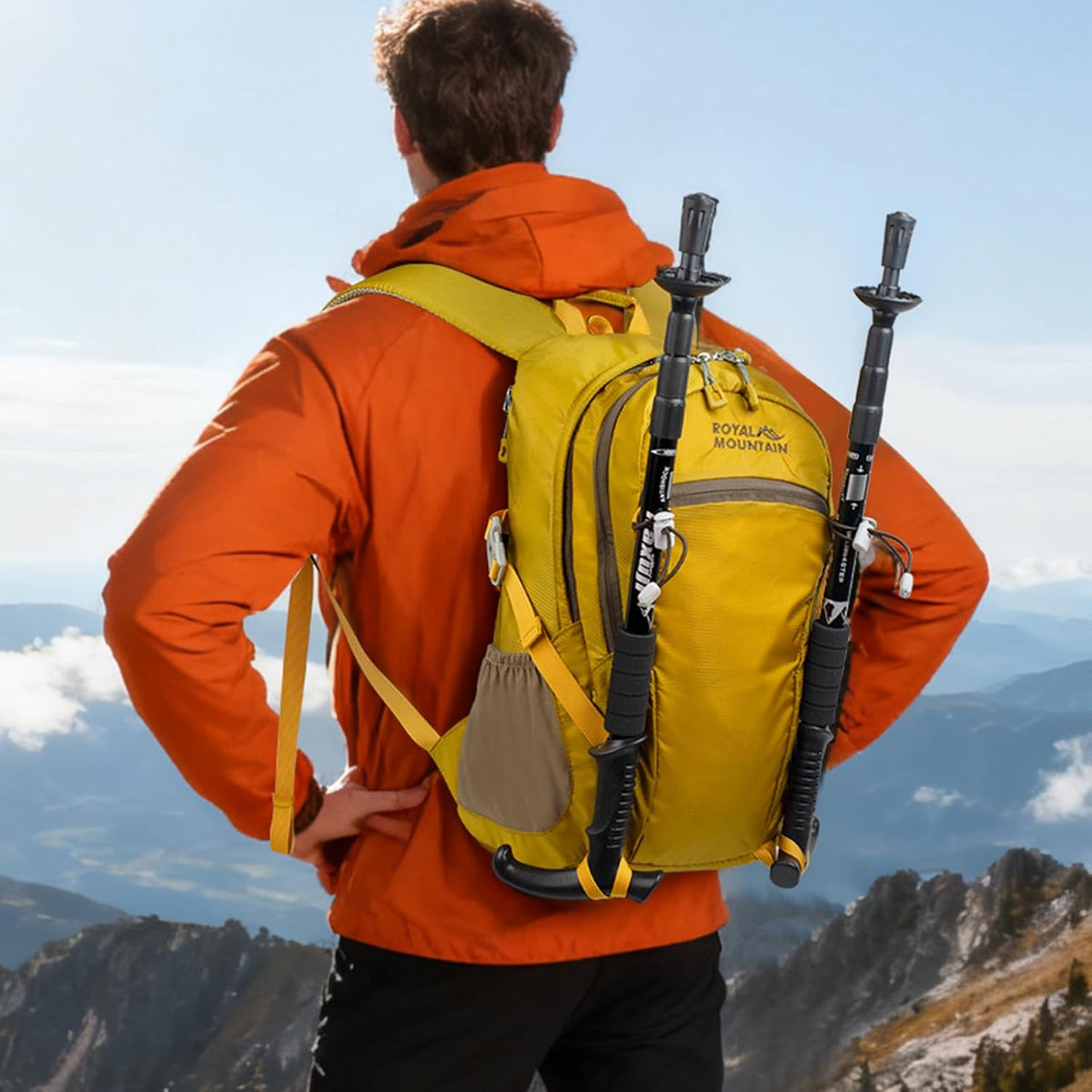 Small Hiking Backpack, 20L Lightweight Travel Backpacks For Men Women, Water Resistant Outdoor Day Pack, Ultralight Camping Daypack Backpacks Fit For Camping. (With Rain-cover)