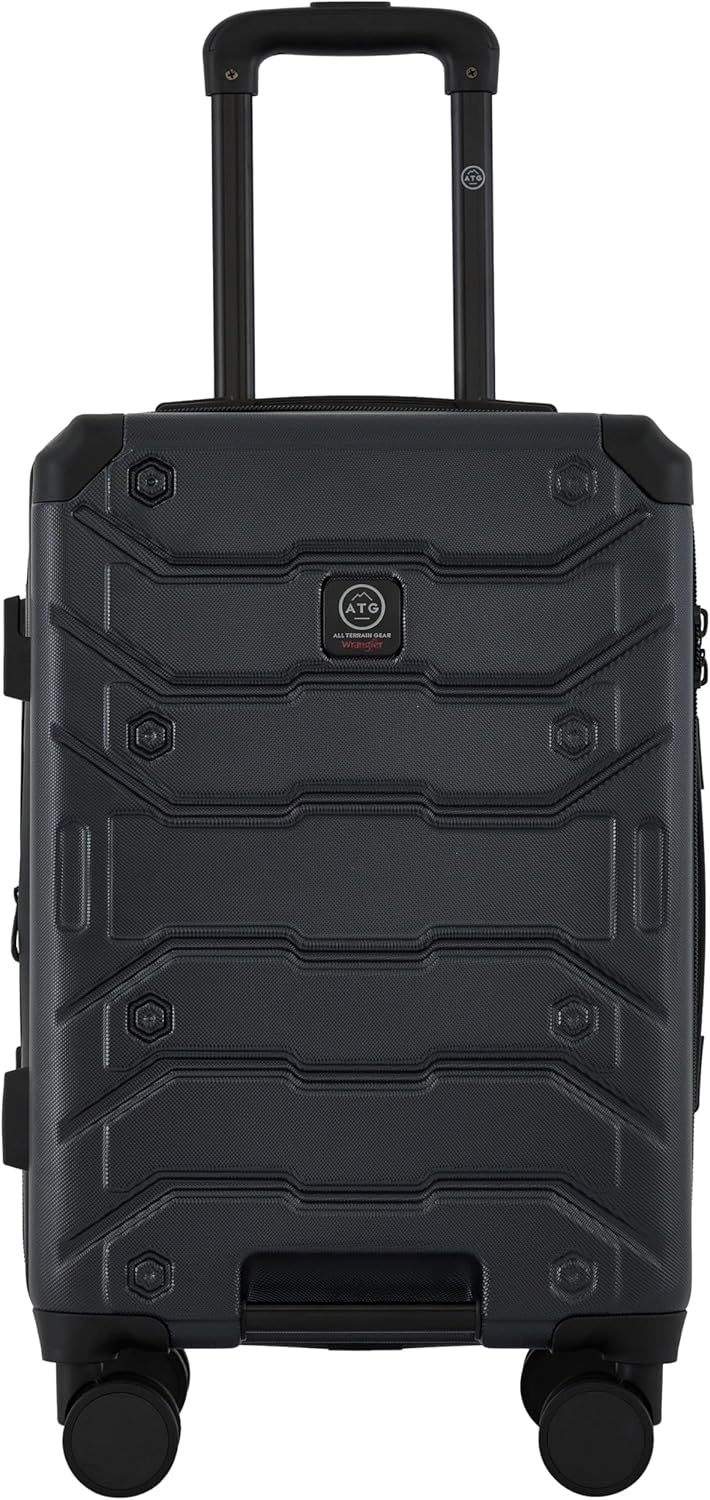 ATG Trailway Expandable Hardside Luggage, Tannin, 22" Carry-On