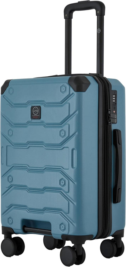 ATG Trailway Expandable Hardside Luggage, Tannin, 22" Carry-On
