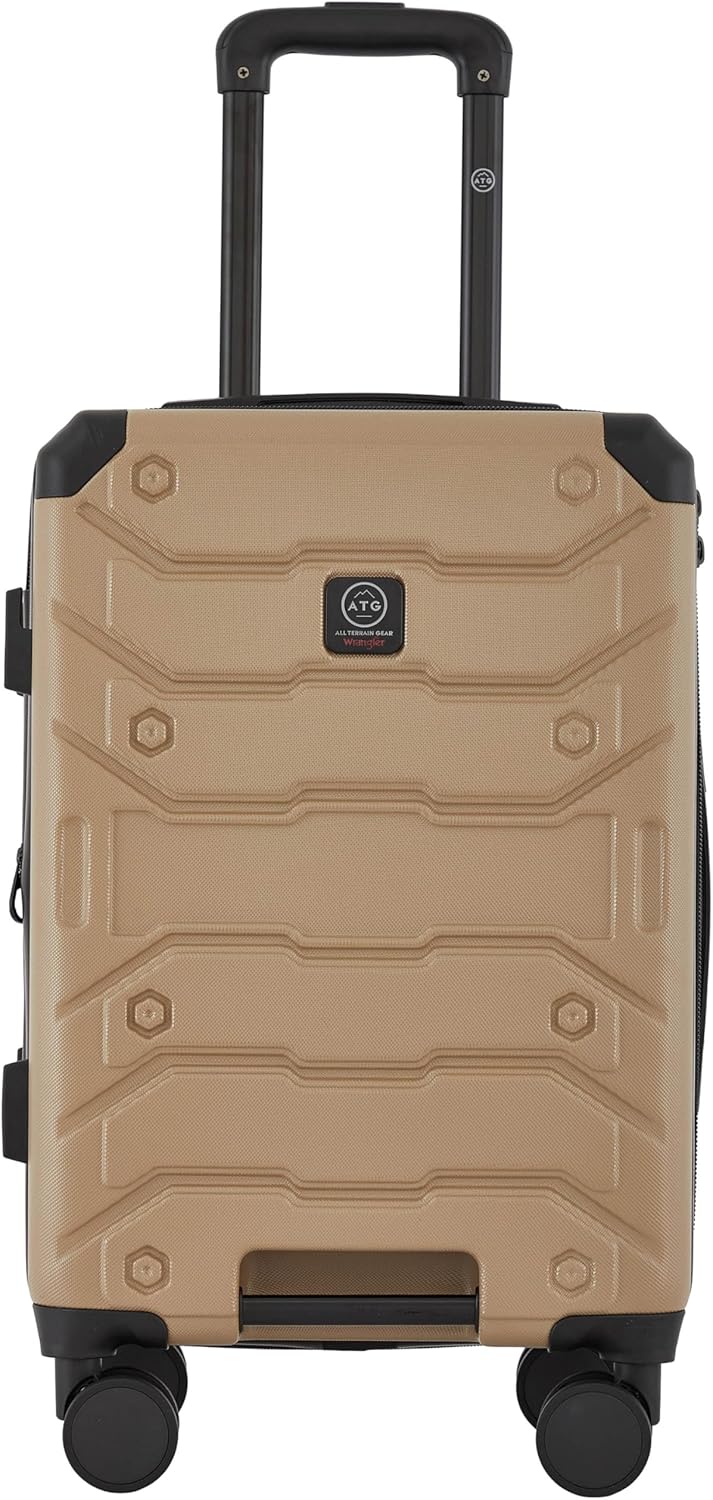 ATG Trailway Expandable Hardside Luggage, Tannin, 22" Carry-On