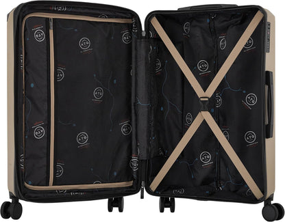ATG Trailway Expandable Hardside Luggage, Tannin, 22" Carry-On