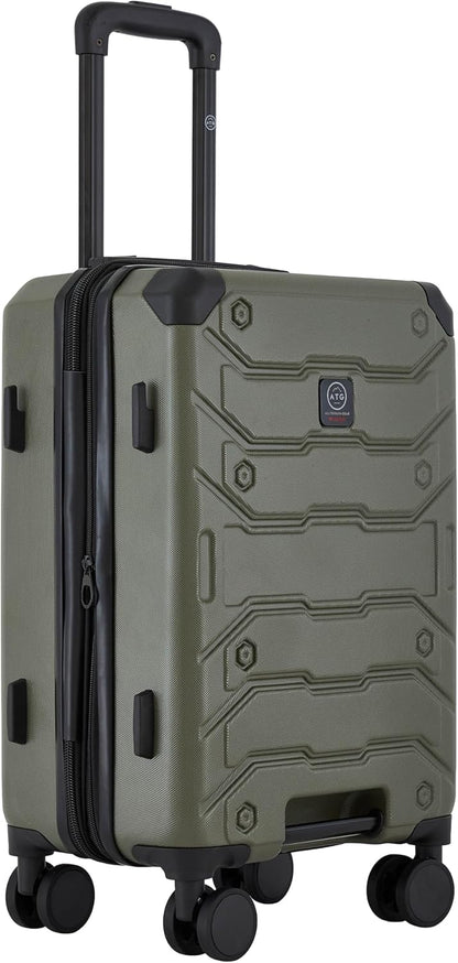 ATG Trailway Expandable Hardside Luggage, Tannin, 22" Carry-On