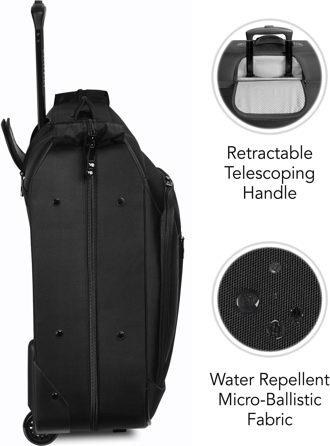 Solutions 16” Underseat Bag with Laptop and Electronics Pockets