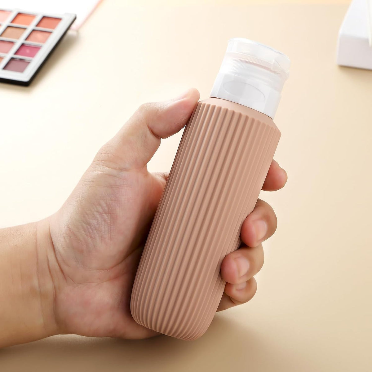 16 Pack Travel Bottles Set, TSA Approved Leak Proof Silicone Squeezable Containers for Toiletries, Refillable Travel Accessories for Conditioner, Shampoo, Lotion & Body Wash Accessories