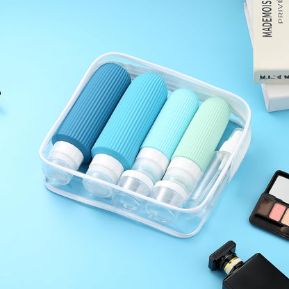 16 Pack Travel Bottles Set, TSA Approved Leak Proof Silicone Squeezable Containers for Toiletries, Refillable Travel Accessories for Conditioner, Shampoo, Lotion & Body Wash Accessories