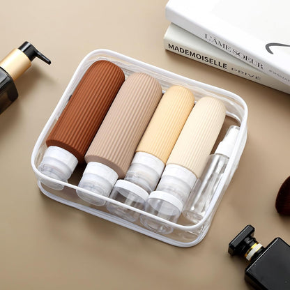 16 Pack Travel Bottles Set, TSA Approved Leak Proof Silicone Squeezable Containers for Toiletries, Refillable Travel Accessories for Conditioner, Shampoo, Lotion & Body Wash Accessories