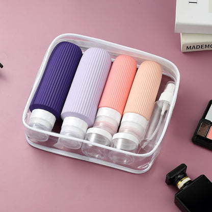 16 Pack Travel Bottles Set, TSA Approved Leak Proof Silicone Squeezable Containers for Toiletries, Refillable Travel Accessories for Conditioner, Shampoo, Lotion & Body Wash Accessories